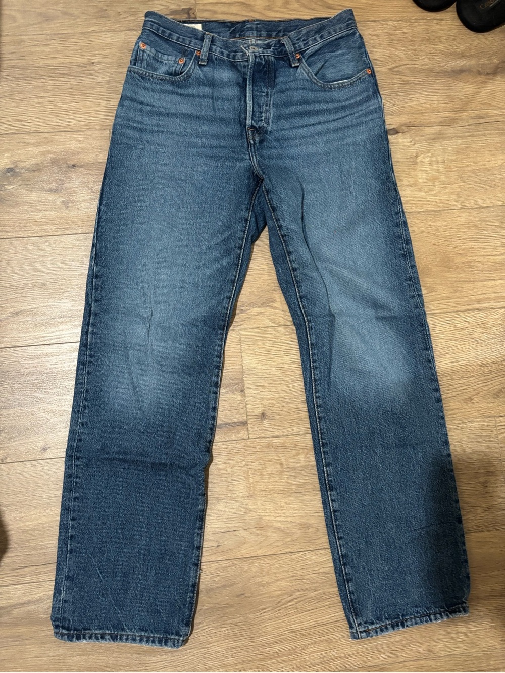 Levi's Women’s Straight Jeans in Dark Blue Wash